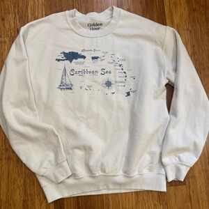 PacSun Golden Hour Caribbean Sea Sweatshirt
